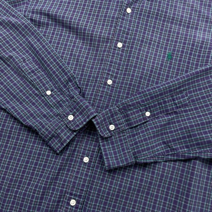 Ralph Lauren ラルフローレン CUSTOM FIT バイアスチェックシャツ メンズ2XL | Vintage.City 빈티지숍, 빈티지 코디 정보