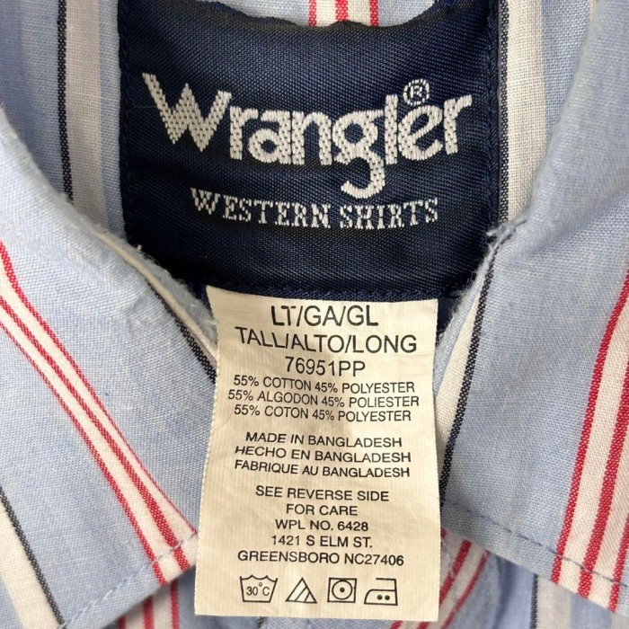 90s 古着 Wrangler シャツ 半袖 ストライプ ウエスタン 青 L | Vintage.City 빈티지숍, 빈티지 코디 정보