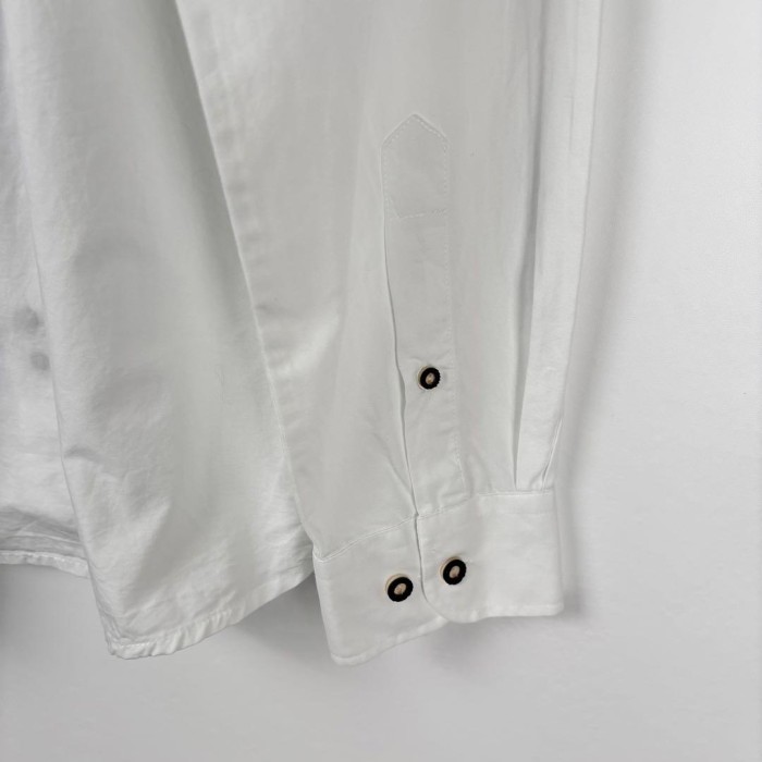 ユーロ古着 チロリアンシャツ ワンポイント 鹿 刺繍 シンプル ホワイト L | Vintage.City 빈티지숍, 빈티지 코디 정보