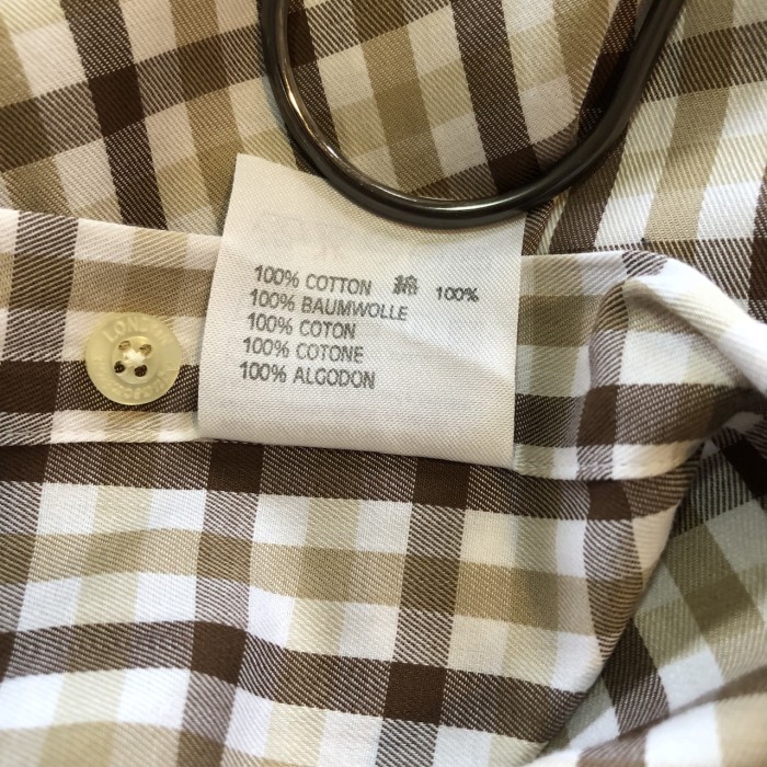 Aquascutum アクアスキュータム BDシャツ 半袖 チェック sizeL | Vintage.City 빈티지숍, 빈티지 코디 정보