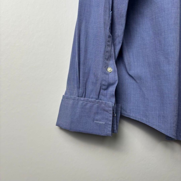 USA製 ブルックスブラザーズ シャツ 長袖 ダブルカフス ブルー L | Vintage.City 古着屋、古着コーデ情報を発信