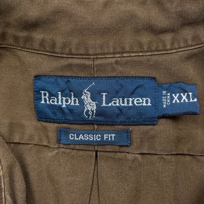 90年代 RALPH LAUREN  ラルフローレン CLASSIC FIT コットン ボタンダウンシャツ メンズ XL | Vintage.City 古着屋、古着コーデ情報を発信