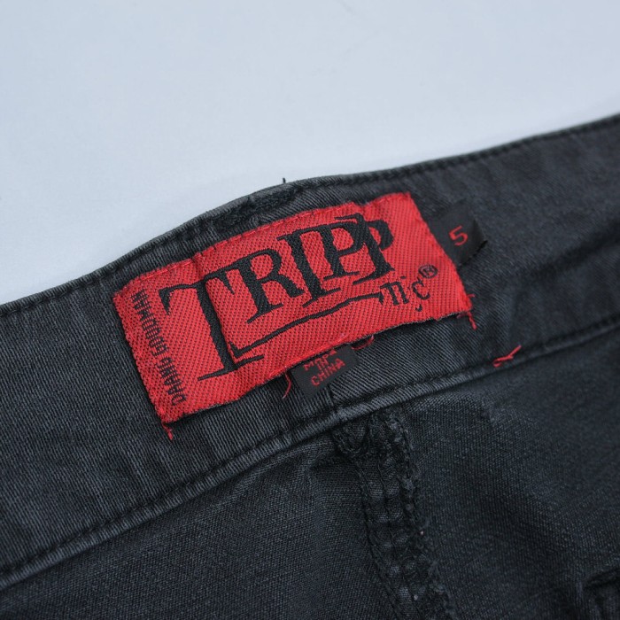 90s TRIPP NYC トリップニューヨークシティ ボンテージパンツ ブラック ヴィンテージ パンクファッション ビンテージ アメリカ古着 レディース W74cm | Vintage.City 古着屋、古着コーデ情報を発信