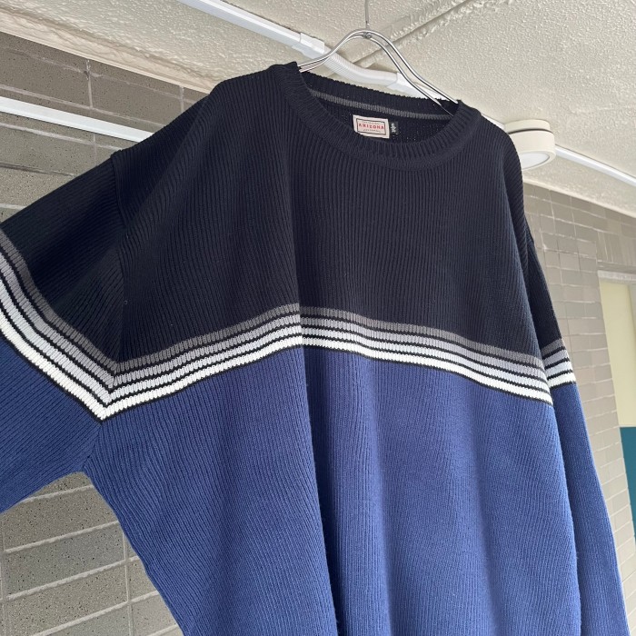 line design sweater | Vintage.City 古着屋、古着コーデ情報を発信