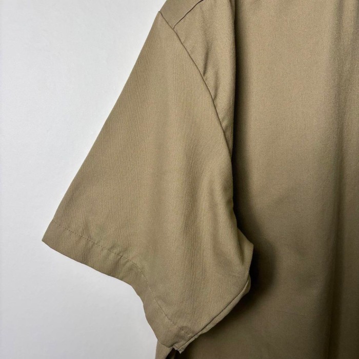 USA古着 Dickies ワークシャツ 半袖シャツ ベージュ カーキ XL | Vintage.City 빈티지숍, 빈티지 코디 정보