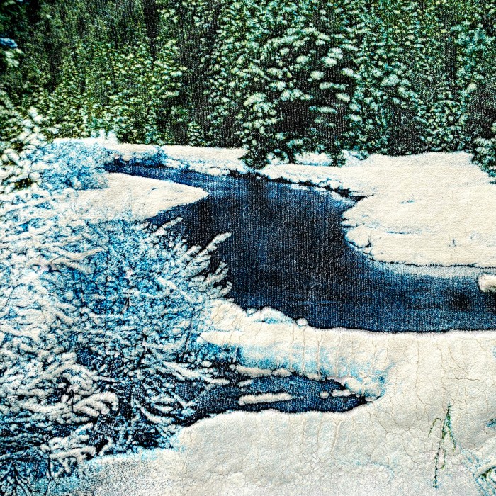 90’s WISCONSIN Snow View Print Sweat | Vintage.City 빈티지숍, 빈티지 코디 정보