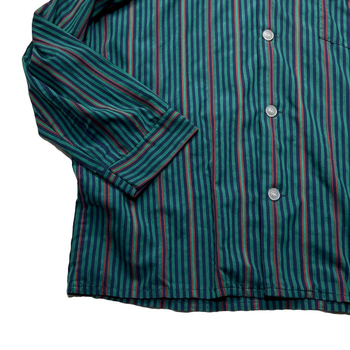 プレッピーストライプ パジャマシャツ | Vintage.City 古着屋、古着コーデ情報を発信