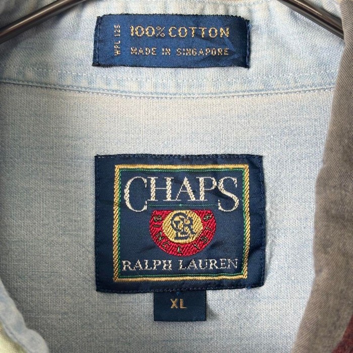 古着 80s CHAPS ラルフローレン シャツ 長袖 チェック マドラス XL | Vintage.City 古着屋、古着コーデ情報を発信