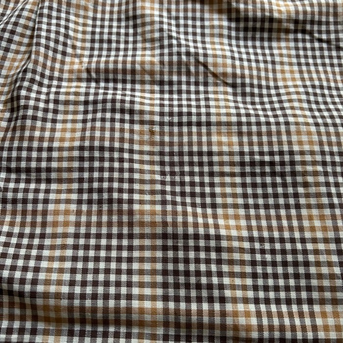 70s big mac 半袖チェックシャツ M ブラウン×ベージュ | Vintage.City 古着屋、古着コーデ情報を発信
