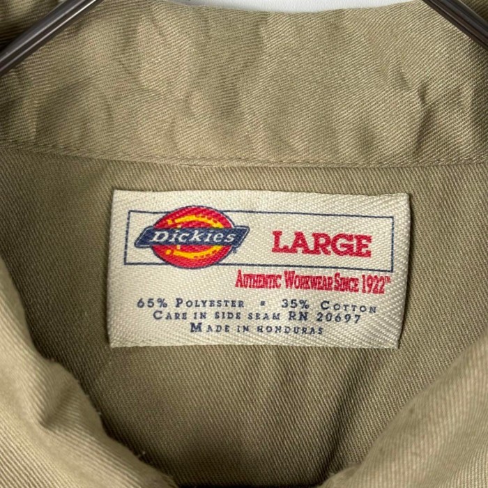 USA古着 Dickies ワークシャツ 半袖 シャツ カーキ ベージュ L | Vintage.City 빈티지숍, 빈티지 코디 정보
