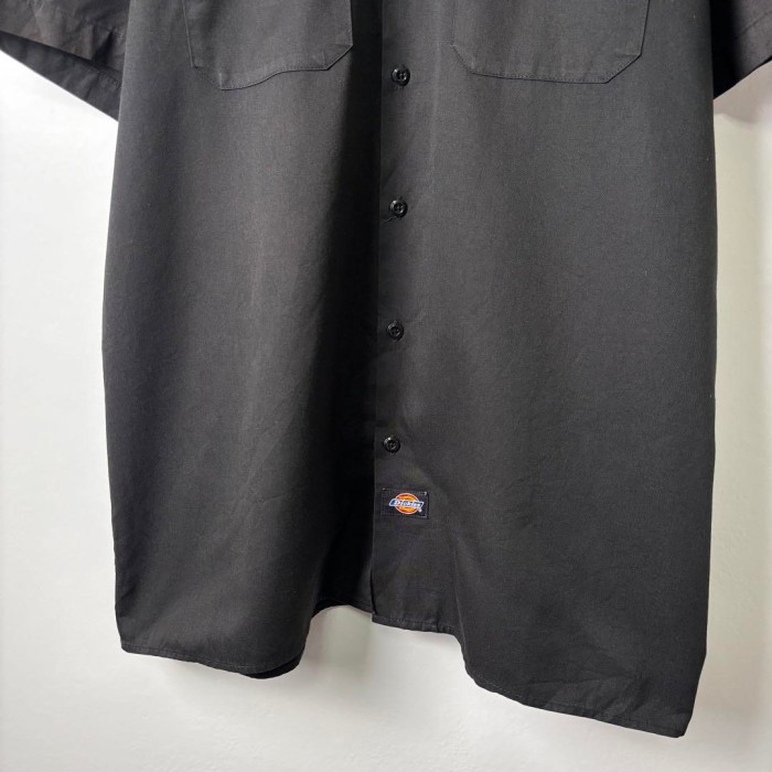 古着 Dickies シャツ 半袖 ワークシャツ ワンポイント ブラック XL | Vintage.City 빈티지숍, 빈티지 코디 정보