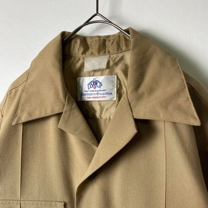米軍実物 DSCP シャツ 半袖 ミリタリー ドレスシャツ カーキ ベージュ S | Vintage.City 古着屋、古着コーデ情報を発信