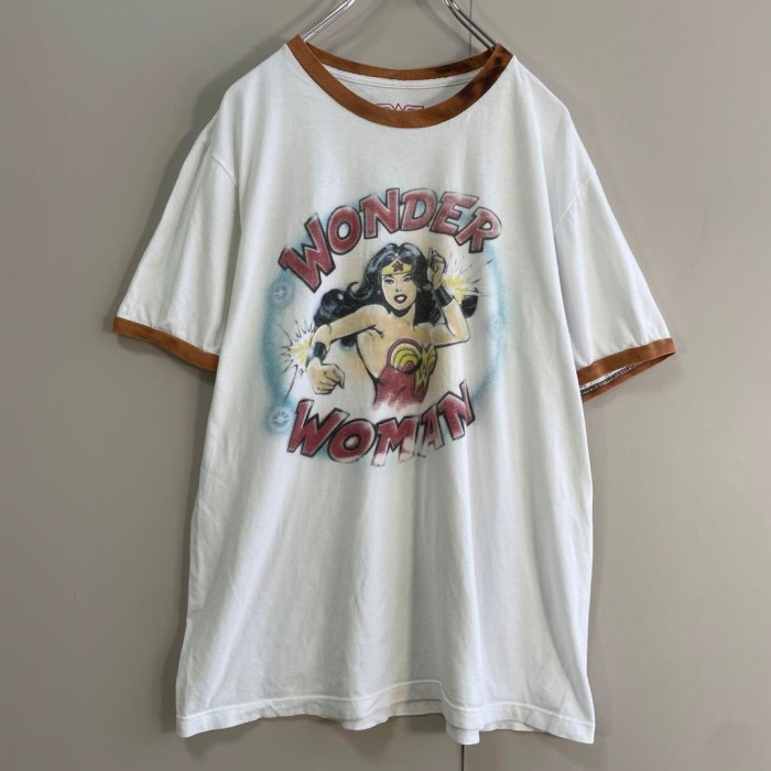 WONDER WOMAN print ringer T-shirt size L 配送C ワンダーウーマン　US古着　リンガーTシャツ　Y2K | Vintage.City Vintage Shops, Vintage Fashion Trends