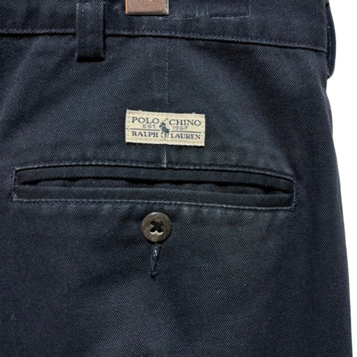 “Polo Ralph Lauren” 2Tuck Chino Trousers 35×32 | Vintage.City 古着屋、古着コーデ情報を発信