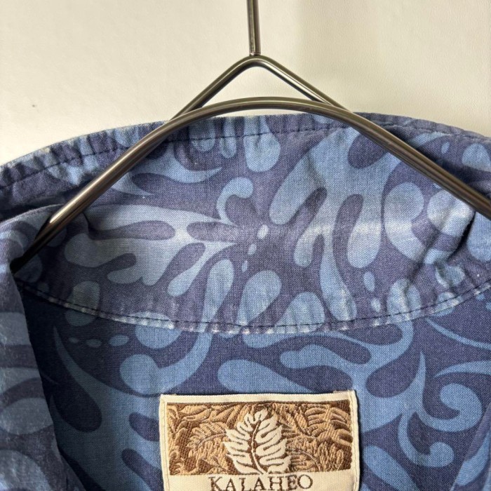 90s KALAHEO ハワイ製 アロハシャツ 開襟 サーフボード ブルー M | Vintage.City 빈티지숍, 빈티지 코디 정보