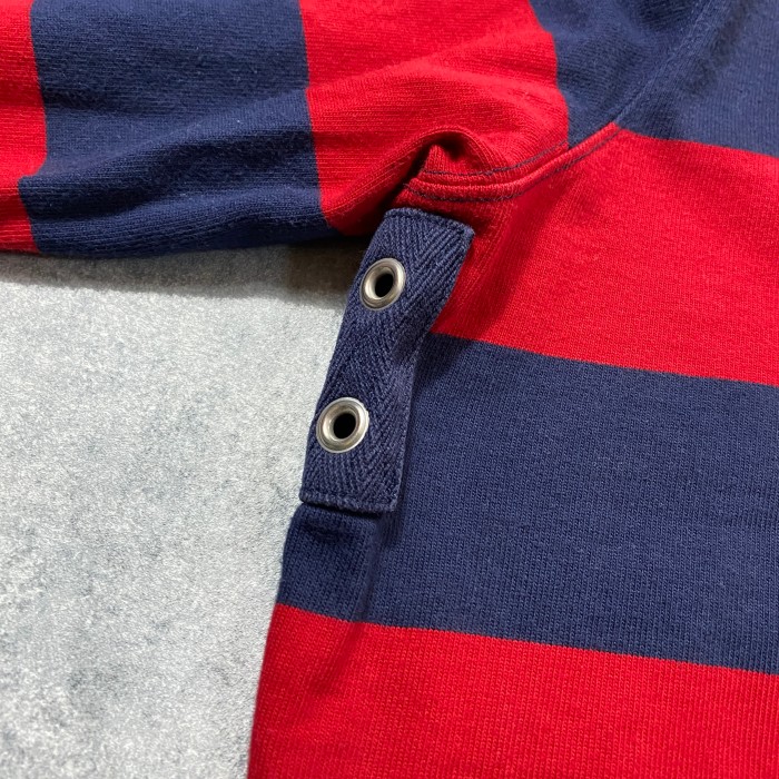 【2XLサイズ】ポロラルフローレン　刺繍ワンポイント　ボーダー　ナンバリング　ラガーシャツ | Vintage.City 古着屋、古着コーデ情報を発信