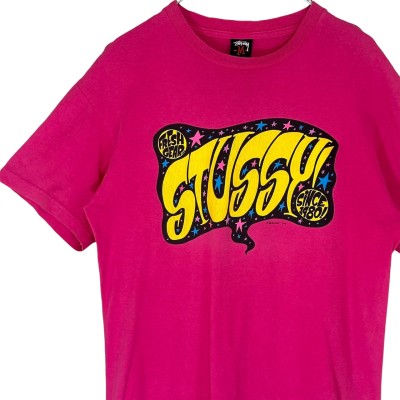 stussy ステューシー Tシャツ センターロゴ プリントロゴ メキシコ製 