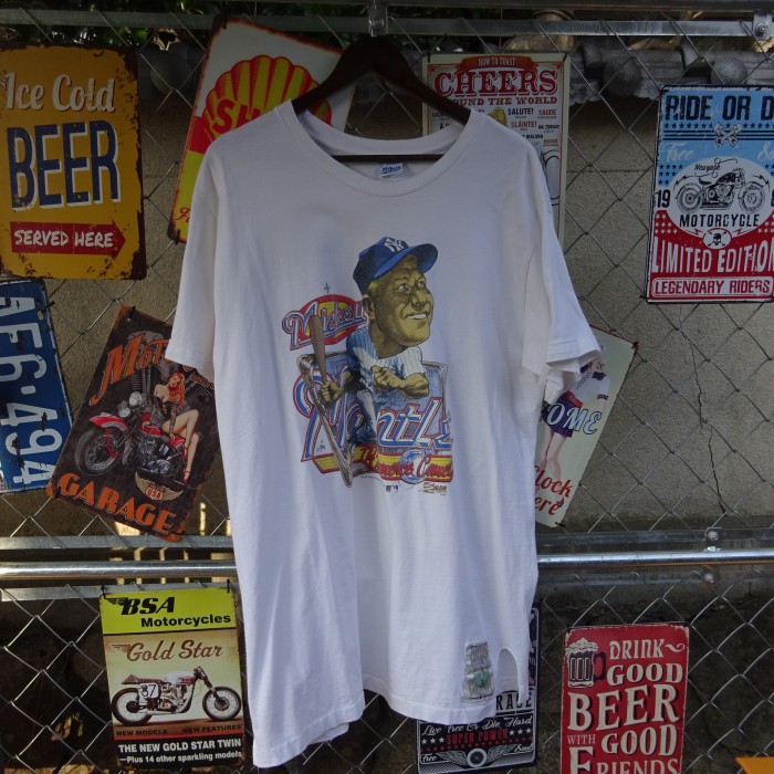 SALEM プリントTシャツ XL USA製 ベースボール イラストプリント 白 10028 | Vintage.City 古着屋、古着コーデ情報を発信