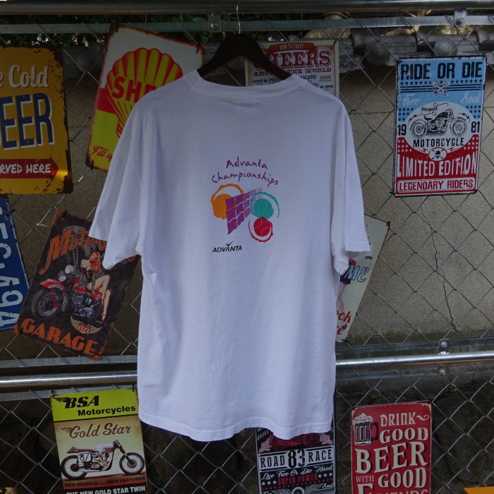 ヘインズ Tシャツ 90s USA製 ホワイト ブル― バックプリント イラスト 10022 | Vintage.City 古着屋、古着コーデ情報を発信