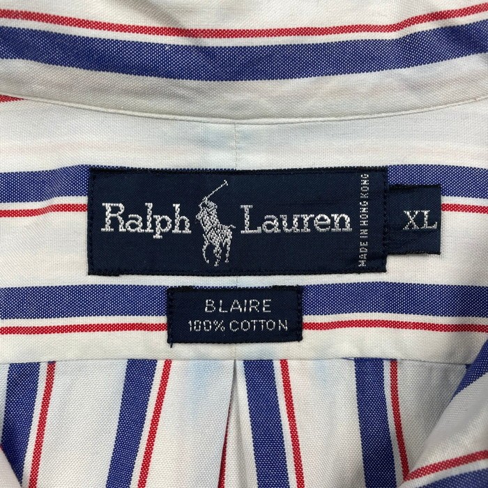 90年代 Ralph Lauren ラルフローレン BLAIRE 長袖 ストライプシャツ ボタンダウン メンズ2XL相当 | Vintage.City 古着屋、古着コーデ情報を発信