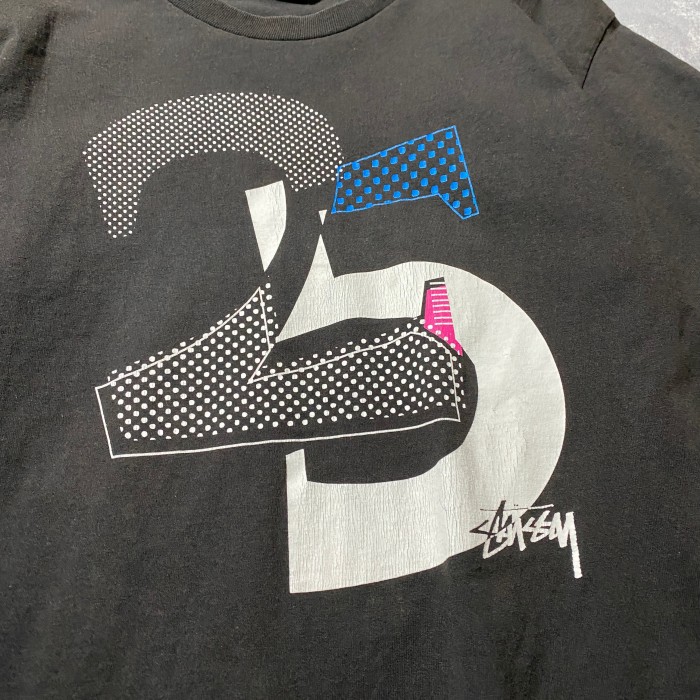 00's　stussy　ステューシー　25周年　プリントロゴ　Tシャツ | Vintage.City 빈티지숍, 빈티지 코디 정보
