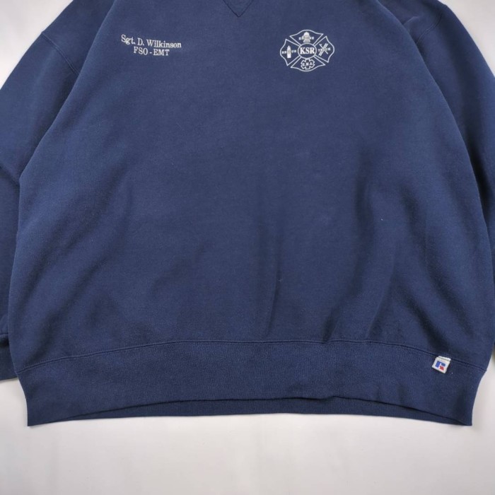 希少 90s ラッセルアスレチック 前Vガゼット アメリカ製スウェット XXXL RUSSELL ATHLETIC Sweatshirt Made In USA | Vintage.City 古着屋、古着コーデ情報を発信