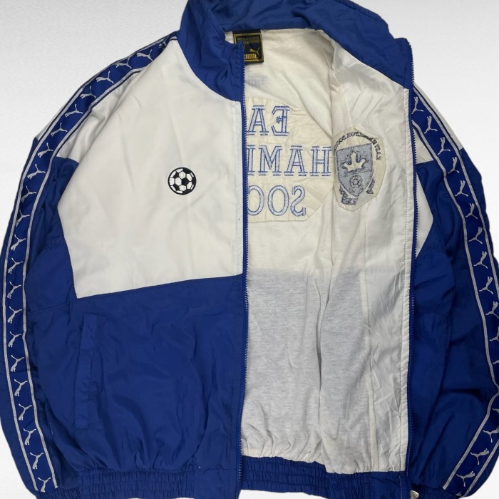 【90's】 プーマ XL相当 サッカークラブ ナイロンジャケット スリーブロゴ | Vintage.City 빈티지숍, 빈티지 코디 정보