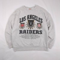 90s NUTMEG NFL RAIDERS ヴィンテージスウェット アメリカ製 レイダース ICE CUBE NFL vintage Sweatshirt Made In USA | Vintage.City 古着屋、古着コーデ情報を発信