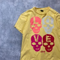 00's　stussy　ステューシー　スカル　カラフルプリント  Tシャツ | Vintage.City 古着屋、古着コーデ情報を発信