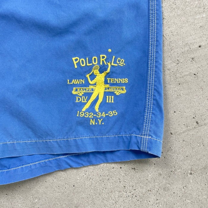 90年代 Polo by Ralph Lauren ポロバイラルフローレン 刺繍 ナンバリング スイムパンツ メンズ31相当 | Vintage.City 古着屋、古着コーデ情報を発信