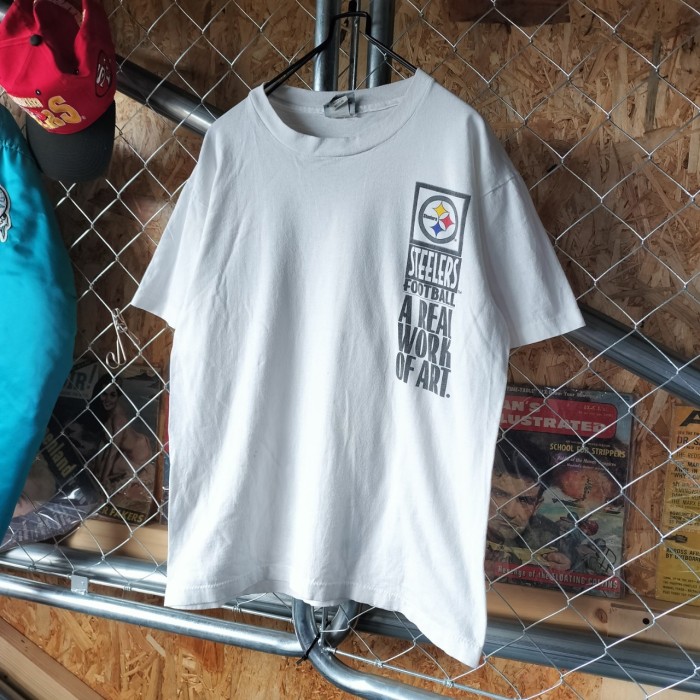 college concepts  NFL スティーラーズ　90s   バックプリント　両面プリント　Tシャツ　半袖 ホワイト　ビッグサイズ　ヴィンテージ　アメカジ　ストリート　ユニセックス　USA製　一点物　古着 | Vintage.City Vintage Shops, Vintage Fashion Trends