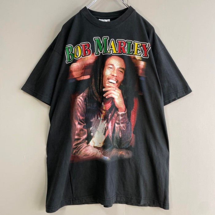 BOB MARLEY raster color print T-shirt size XL 配送C ボブ・マーリー　ラスタカラー　両面プリントTシャツ　レゲェ | Vintage.City 빈티지숍, 빈티지 코디 정보