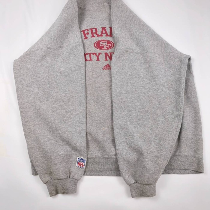 90s adidas team フォーティーナイナーズ NFL スウェット San Francisco 49ers Sweatshirt アディダス | Vintage.City 古着屋、古着コーデ情報を発信