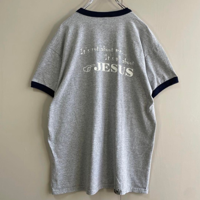 GILDAN Chrittian ringer T-shirt size L 配送C　キリスト教　プロテスタント　リンガーTシャツ | Vintage.City 빈티지숍, 빈티지 코디 정보