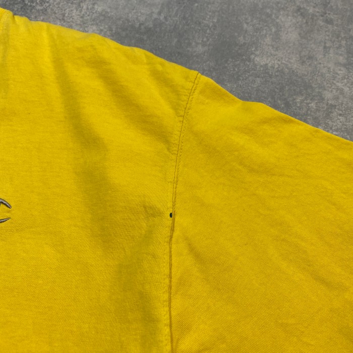 【XLサイズ】90's　チャンピオン　刺繍ワンポイント　イエロー　Tシャツ | Vintage.City 古着屋、古着コーデ情報を発信