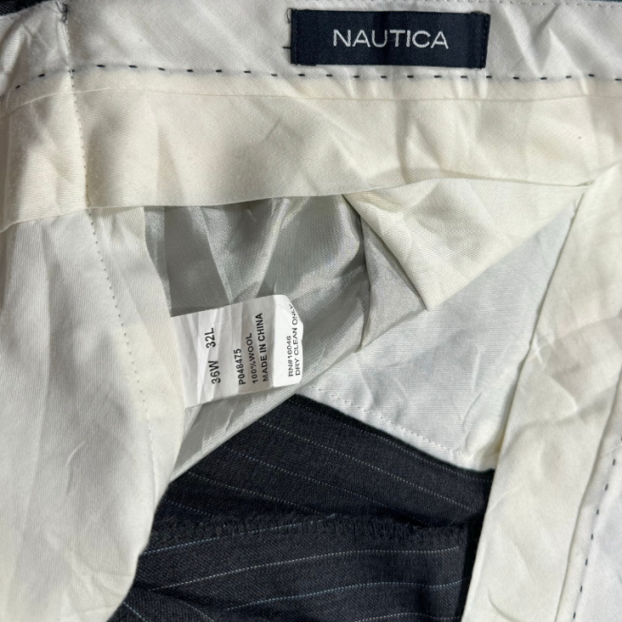 【NAUTICA】ダブル ウール ストライプスラックス | Vintage.City 古着屋、古着コーデ情報を発信