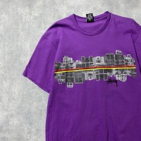 stussy　ステューシー　スピーカー　プリントロゴ　パープル　Tシャツ | Vintage.City 古着屋、古着コーデ情報を発信