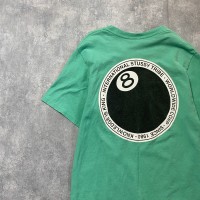 stussy　ステューシー　8ボール　バックプリント　グリーン　Tシャツ | Vintage.City 빈티지숍, 빈티지 코디 정보