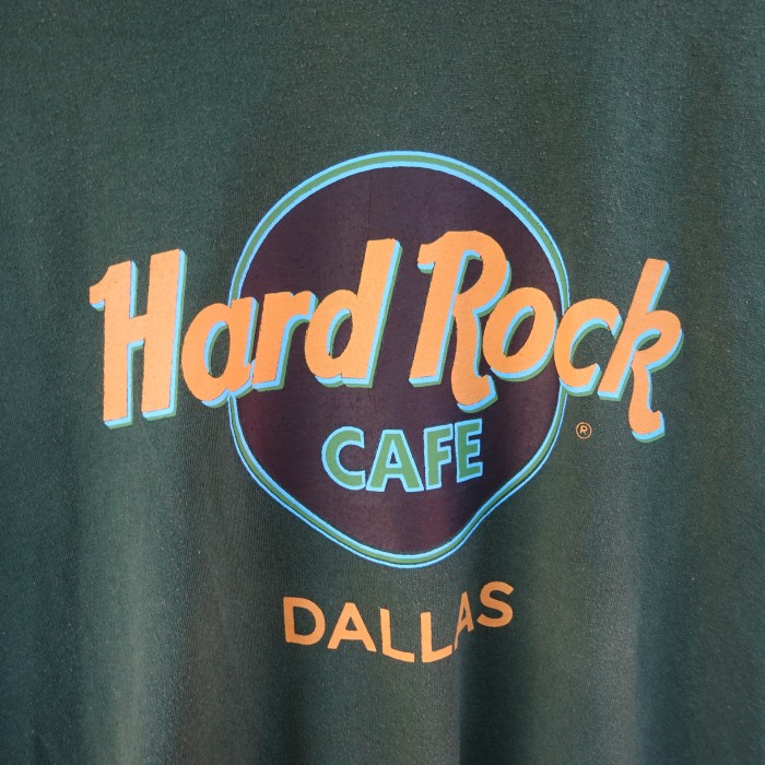 ハードロックカフェ USA製 Tシャツ モスグリーン L プリントロゴ オレンジ 10031 | Vintage.City 古着屋、古着コーデ情報を発信