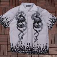 00s Dragon×tribal Hawaiian shirt | Vintage.City 古着屋、古着コーデ情報を発信