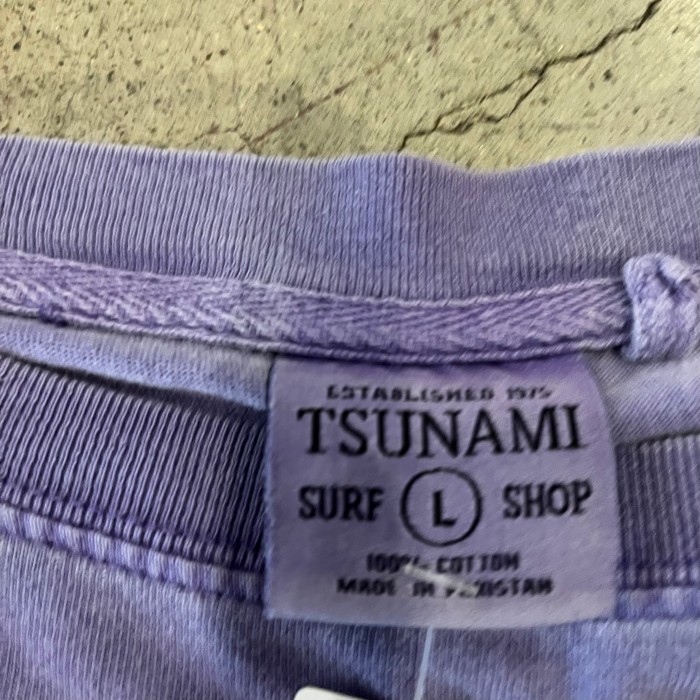 TSUNAMI long sleeve print t-shirt | Vintage.City 빈티지숍, 빈티지 코디 정보