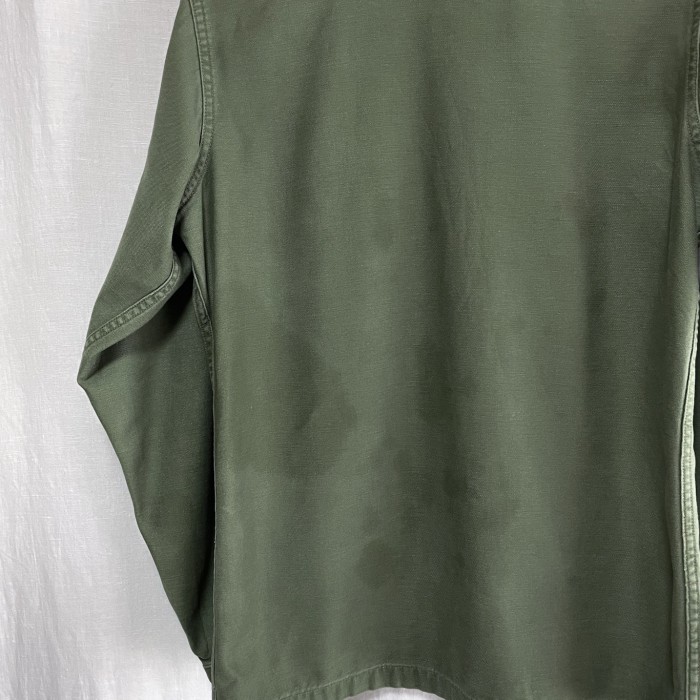60s 米軍 OG-107 ワッペン付き コットンサテン ユーティリティシャツ | Vintage.City 빈티지숍, 빈티지 코디 정보