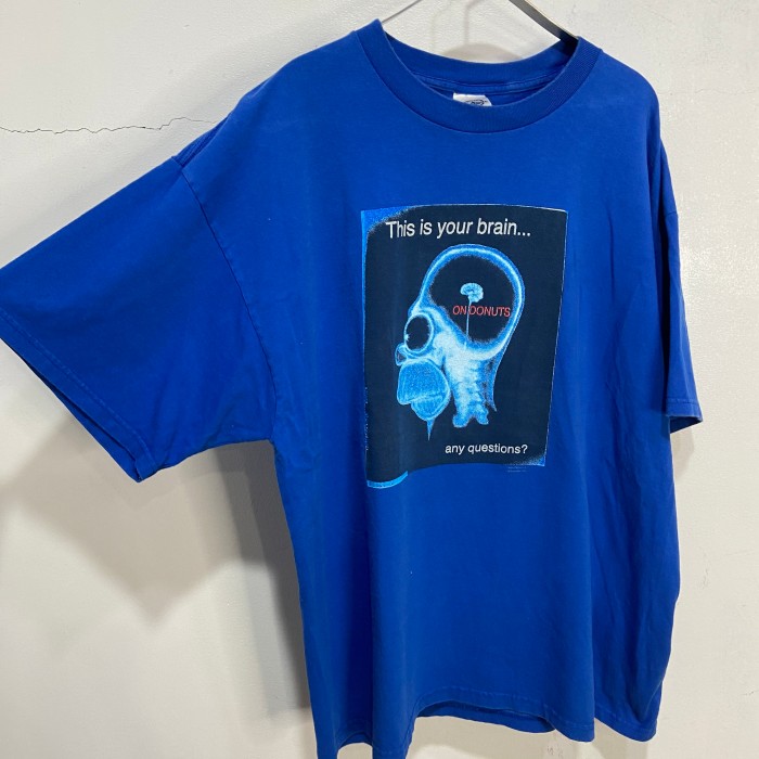 00s シンプソンズ　プリントTシャツ　キャラT ブルー　XL | Vintage.City 빈티지숍, 빈티지 코디 정보
