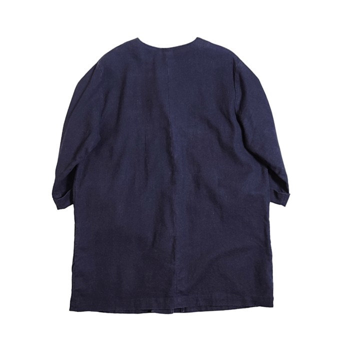 UNKNOWN / Designed Linen No Collar Jacket | Vintage.City 빈티지숍, 빈티지 코디 정보