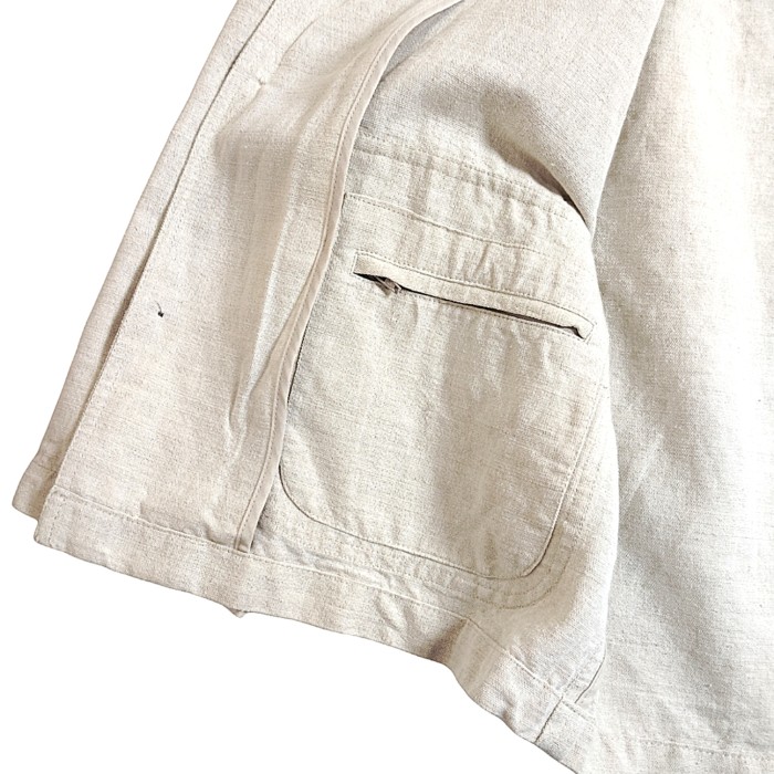 DYNAM OUTDOOR / Natural Color Linen Field Jacket | Vintage.City 古着屋、古着コーデ情報を発信