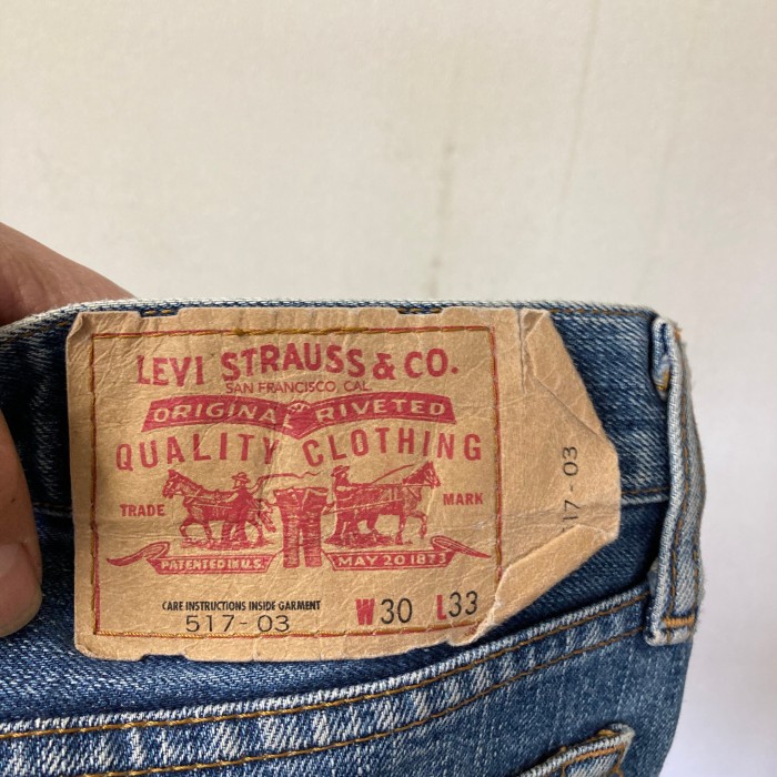 00’s初期Levi’s517デニムパンツ w30 フレア | Vintage.City 古着屋、古着コーデ情報を発信