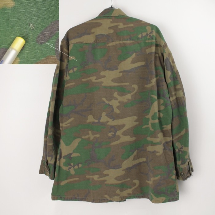 米軍 　USMC リーフカモ　HOT WEATHER シャツジャケット ERDL70年代　実物 [9018995] | Vintage.City 빈티지숍, 빈티지 코디 정보