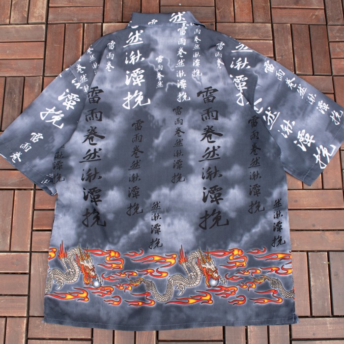 00s 漢字×龍 Hawaiian shirt | Vintage.City 古着屋、古着コーデ情報を発信