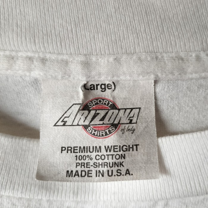 ARIZONA SHIRTS  90s   バックプリント　両面プリント　レーシング　Tシャツ　シングルステッチ　半袖 ホワイト　ビッグサイズ　ヴィンテージ　アメカジ　ストリート　ユニセックス　USA製　一点物　古着 | Vintage.City Vintage Shops, Vintage Fashion Trends