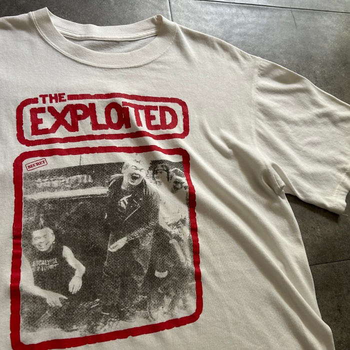90s exproited エクスプロイテッド バンドtシャツ ホワイト L相当 | Vintage.City 古着屋、古着コーデ情報を発信